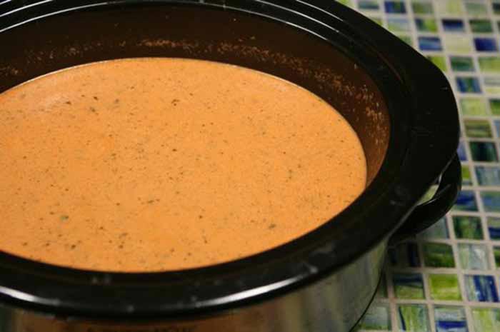 Stir in the heavy cream and parmesan.