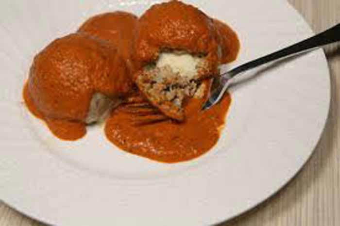 Cheese Stuffed Meatballs