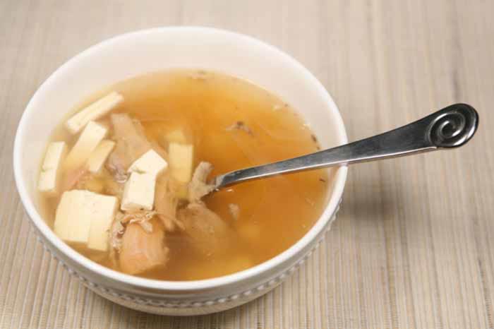 Low Carb Turkey Tofu Soup